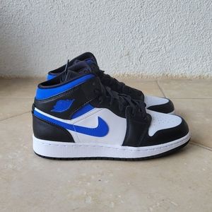 Nike Air Jordan 1 Mid Racer Blue GS 6Y